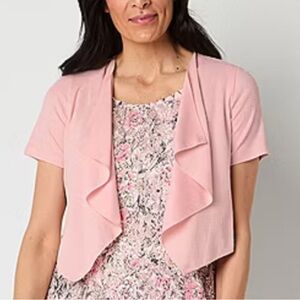Perceptions Light Pink Women's Shrug